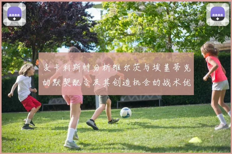 麦卡利斯特分析维尔茨与埃基蒂克的默契配合及其创造机会的战术优势
